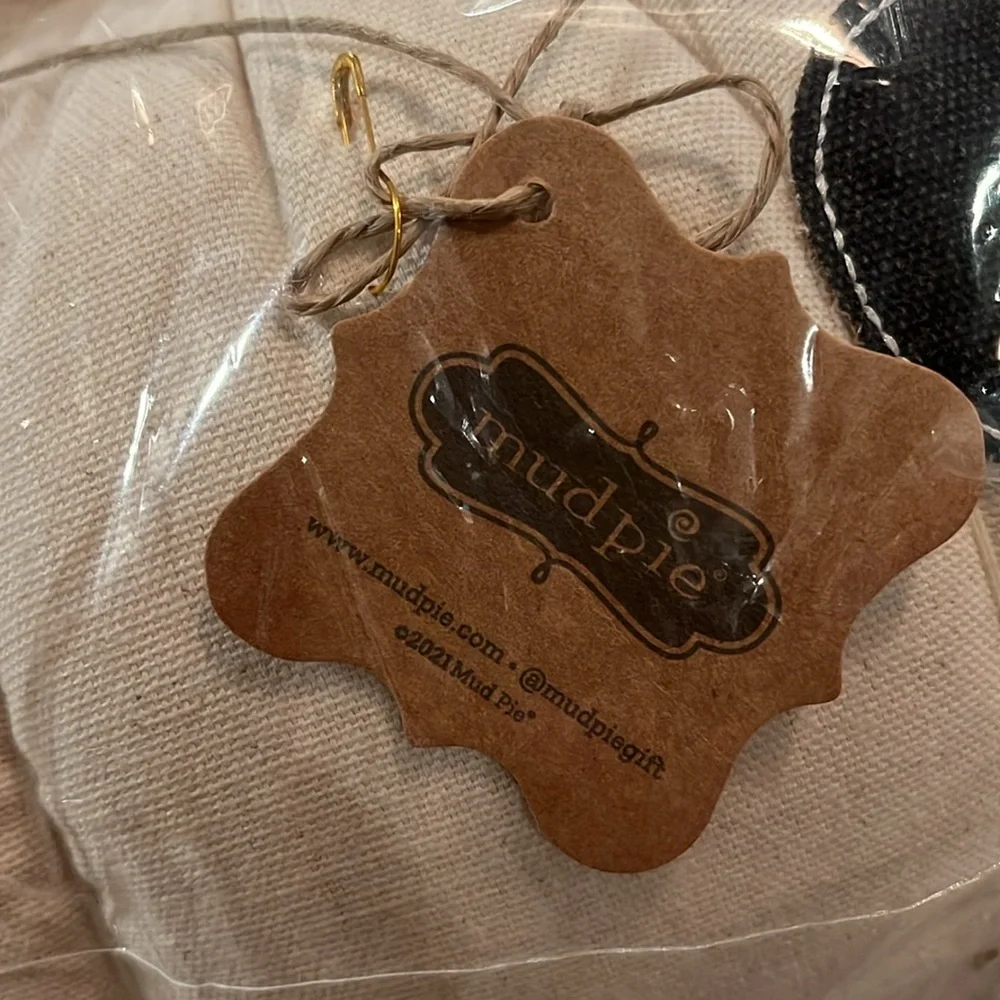 Mud Pie Decorative Ghost Jack-o-Lantern/NWT